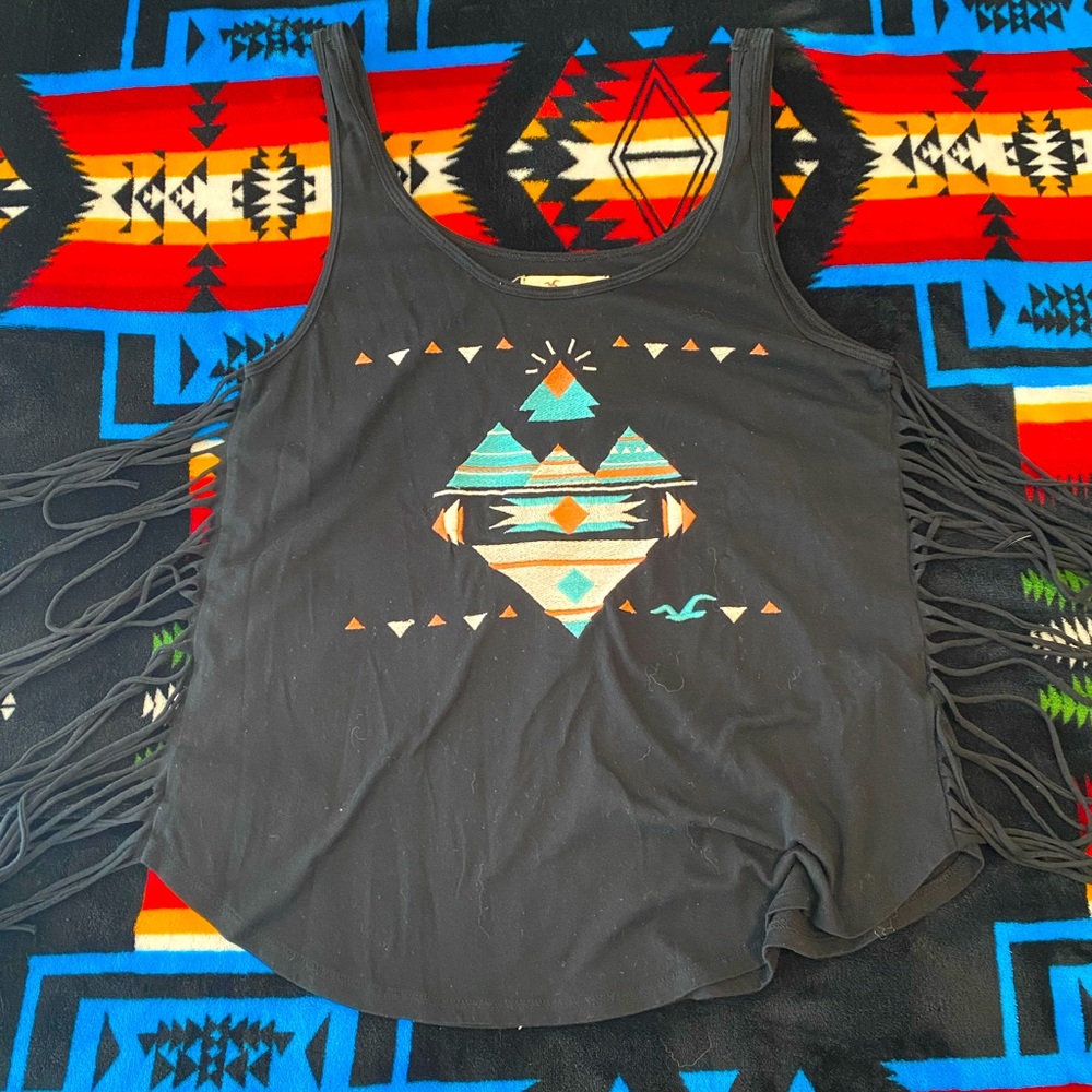 Women’s Hollister Fringe Tank Top